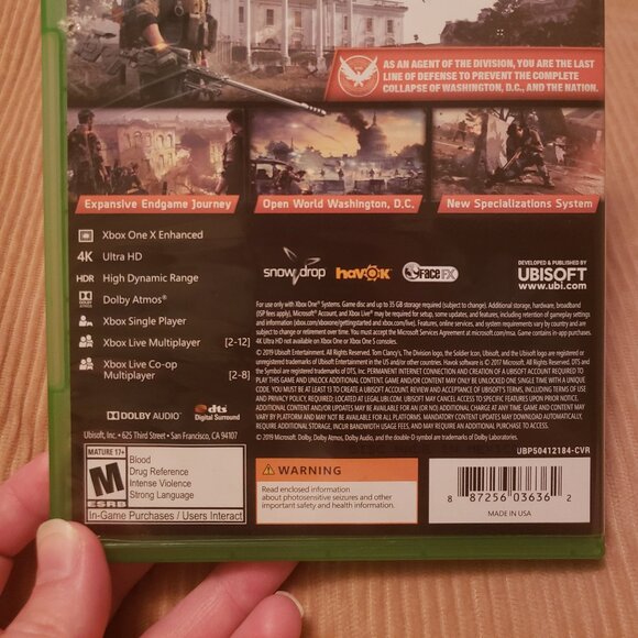 Tom Clancy's The Division 2 for Xbox One - Picture 4 of 9